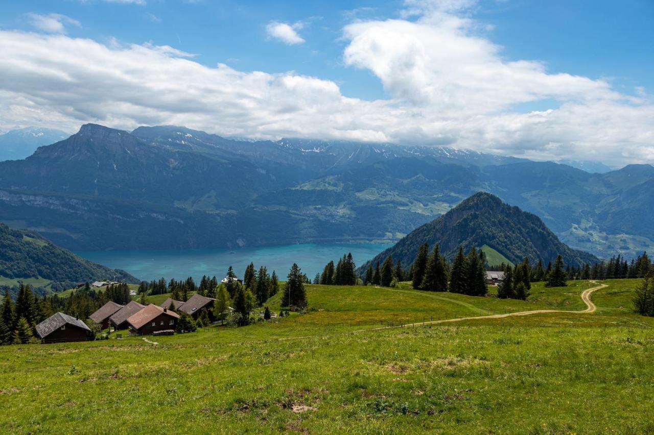 Rigi-Burggeist Alpine Guesthouse Gersau Esterno foto